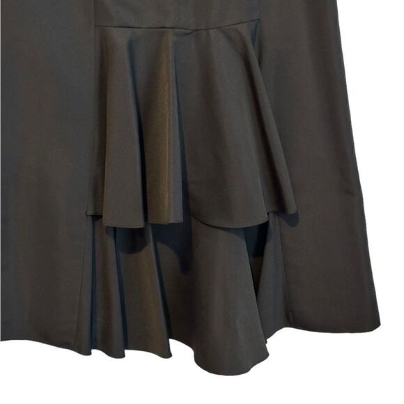 Ann Taylor Black Formal Pleated Maxi Skirt | Size 10 - Picture 3 of 9